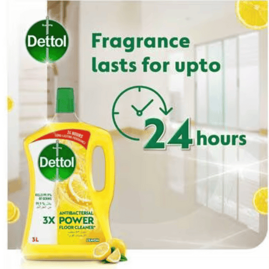 Dettol 4in1 Antibacterial Lemon Floor Cleaner 3L