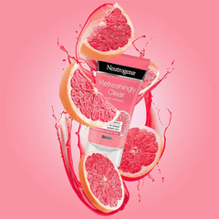 Neutrogena Fresh & Clear Face Scrub, Pink Grapefruit & Vitamin C, 150ml
