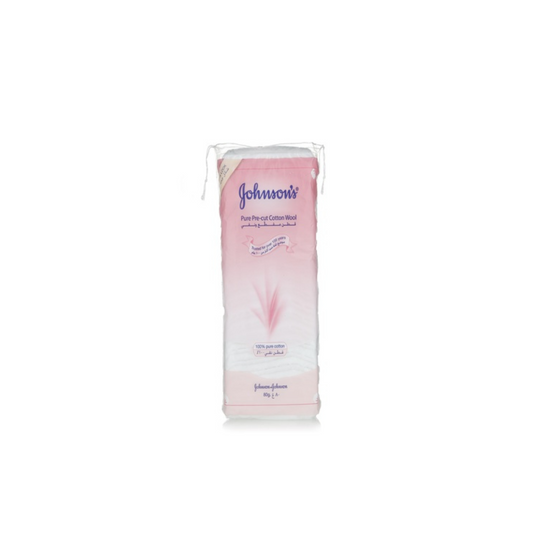 Johnson's Cotton Wool Precut 80s