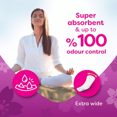 Carefree Plus Large Panty Liners Unscented, 48's