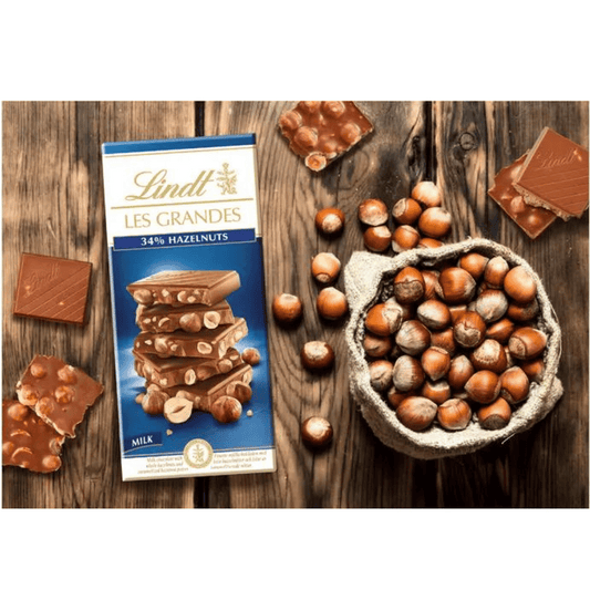 Lindt Les Grandes Milk Hazelnut 150g