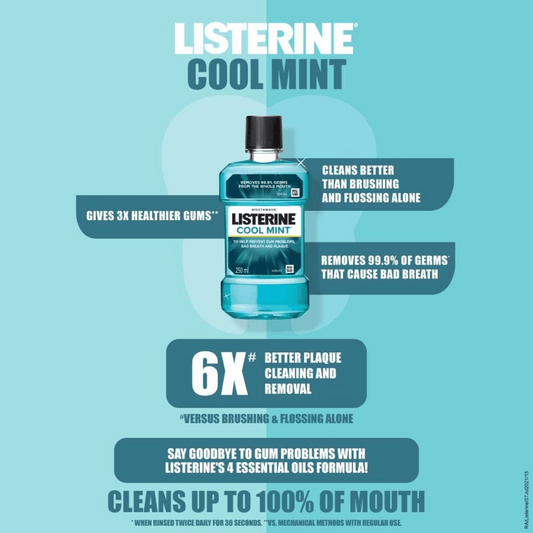 Listerine Mouthwash Cool Mint 500ml