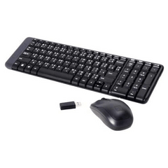Logitech MK220 - 3160 Desktop Wireless Keyboard & Mouse with Arabic