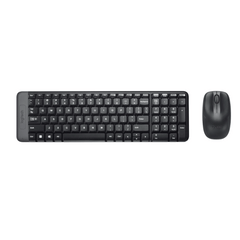 Logitech MK220 - 3160 Desktop Wireless Keyboard & Mouse with Arabic