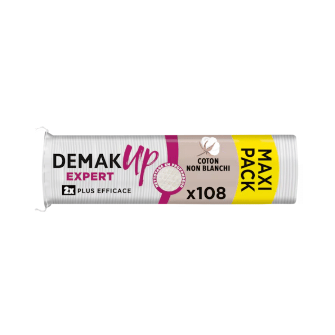 Demak'Up Expert Soft Cotton Round Single Pads x108