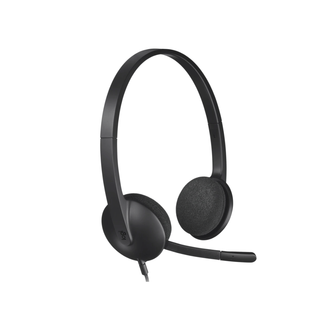 Logitech H340 Headset, USB Black