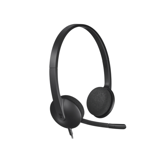 Logitech H340 Headset, USB Black