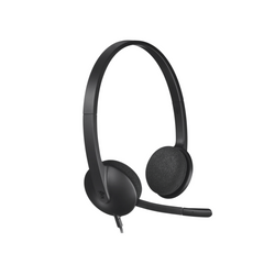 Logitech H340 Headset, USB Black