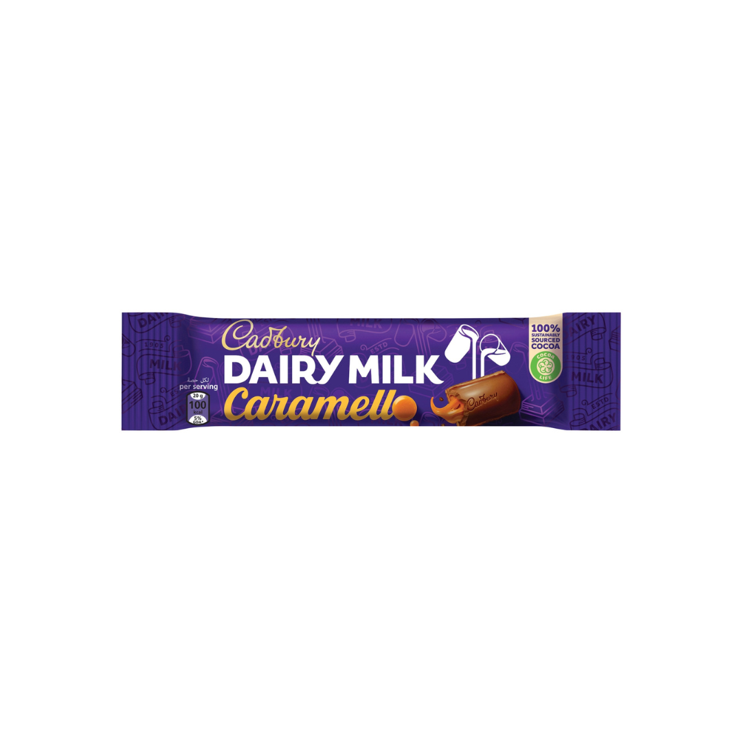 Cadbury Dairy Milk Caramel Chocolate Bar, 40g