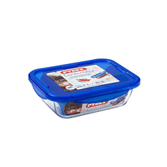 Pyrex Cook & Go Glass Rectangular dish with lid, 1.7L, 282PG00