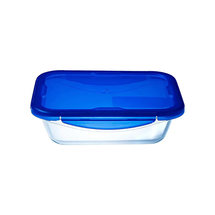 Pyrex Cook & Go Glass Rectangular dish with Lid, 3.4L, 283PG00