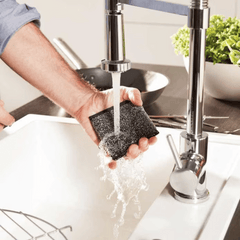 Vileda Glitzi Power Inox Metallic scouring pad, Pack of 2 + 1 Free
