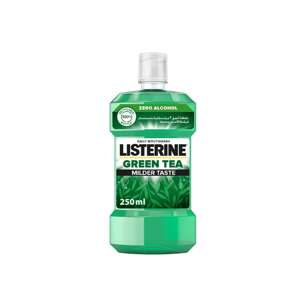 Listerine Mouthwash Green Tea, Milder Taste 250ml