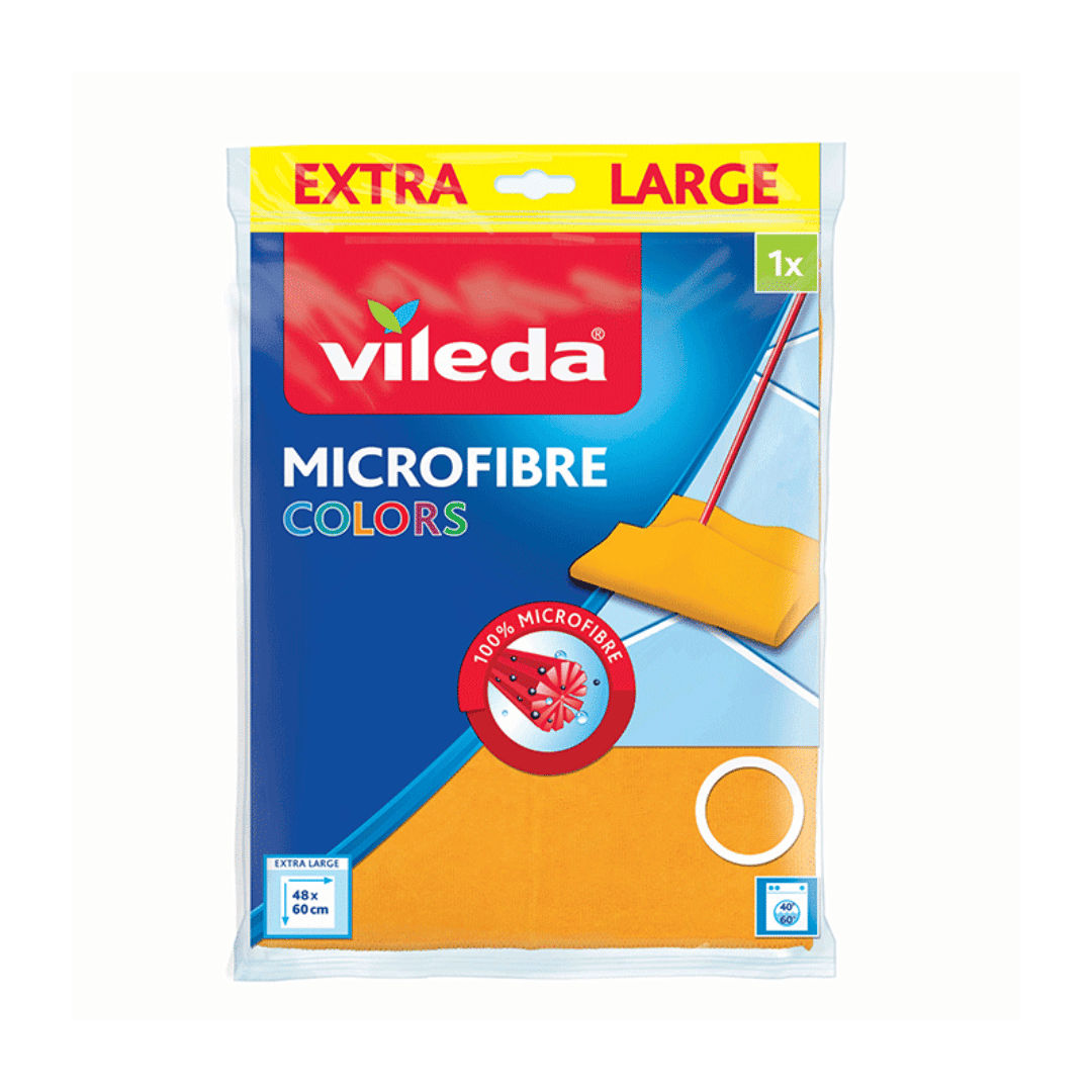 Vileda Microfiber Floor Cloth Microfiber, Superior cleaning and maximum absorbency