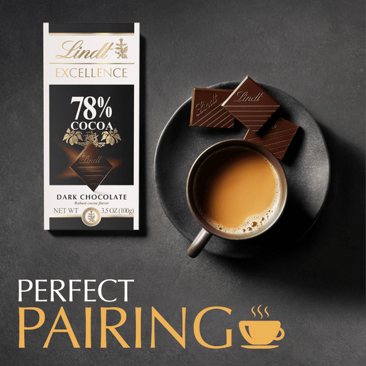Lindt Excellence 78% Cocoa Dark Chocolate, 100g