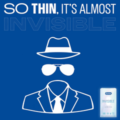 Durex Invisible Extra Thin Condom, Pack of 3