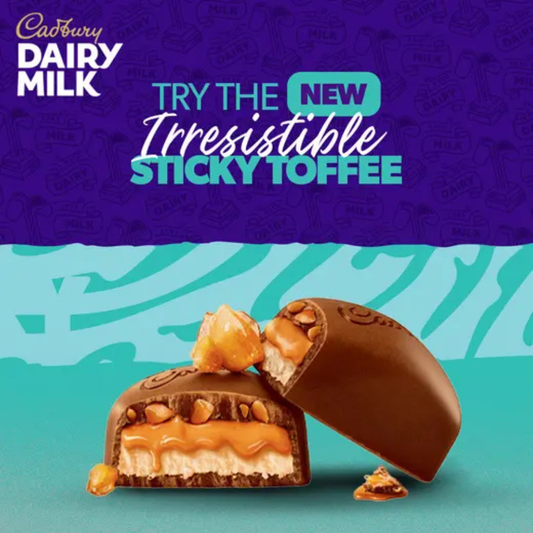 Cadbury Dairy Mini Milk Sticky Toffee 136.5g