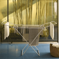 Gimi Dryer X-Leg Jolly Silver Steel, 18m Drying Length