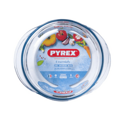 Pyrex Essentials Glass Round Casserole High resistance 3L 208A