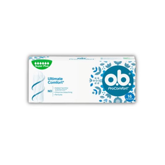 O.B. Procomfort Super Plus Tampons 16's