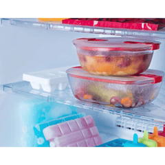 Pyrex Cook & Heat Glass Rectangular Dish With Lid, 1.1L,  215PH00
