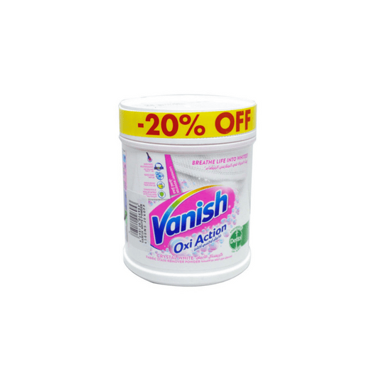 Vanish Oxi Action White Stain Remover Powder 450g, 20% OFF