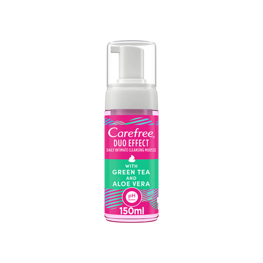 Carefree Duo Effect Intimate Cleansing Mousse, 150ml