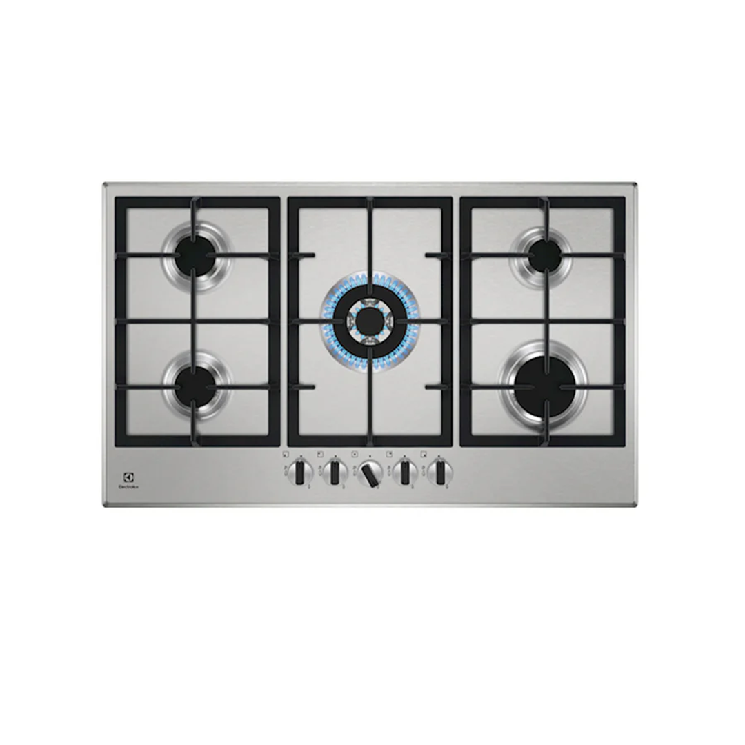 Electrolux 90cm Gas Stoves KGS9536X Silver