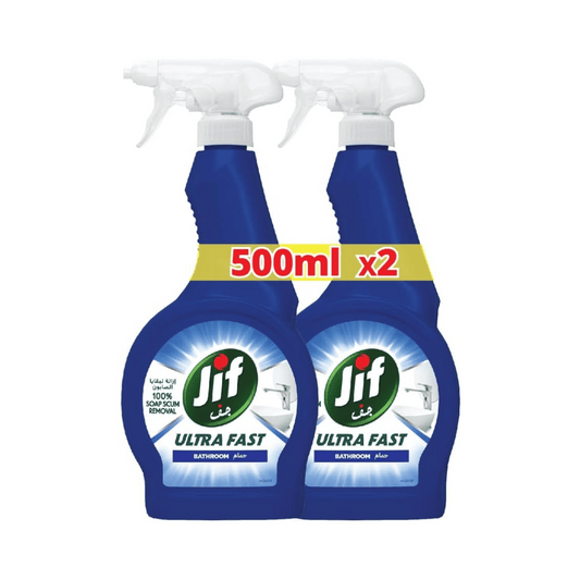 Jif Ultra Fast Bathroom Spray 500ml x2 15%OFF