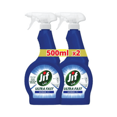 Jif Ultra Fast Bathroom Spray 500ml x2 15%OFF