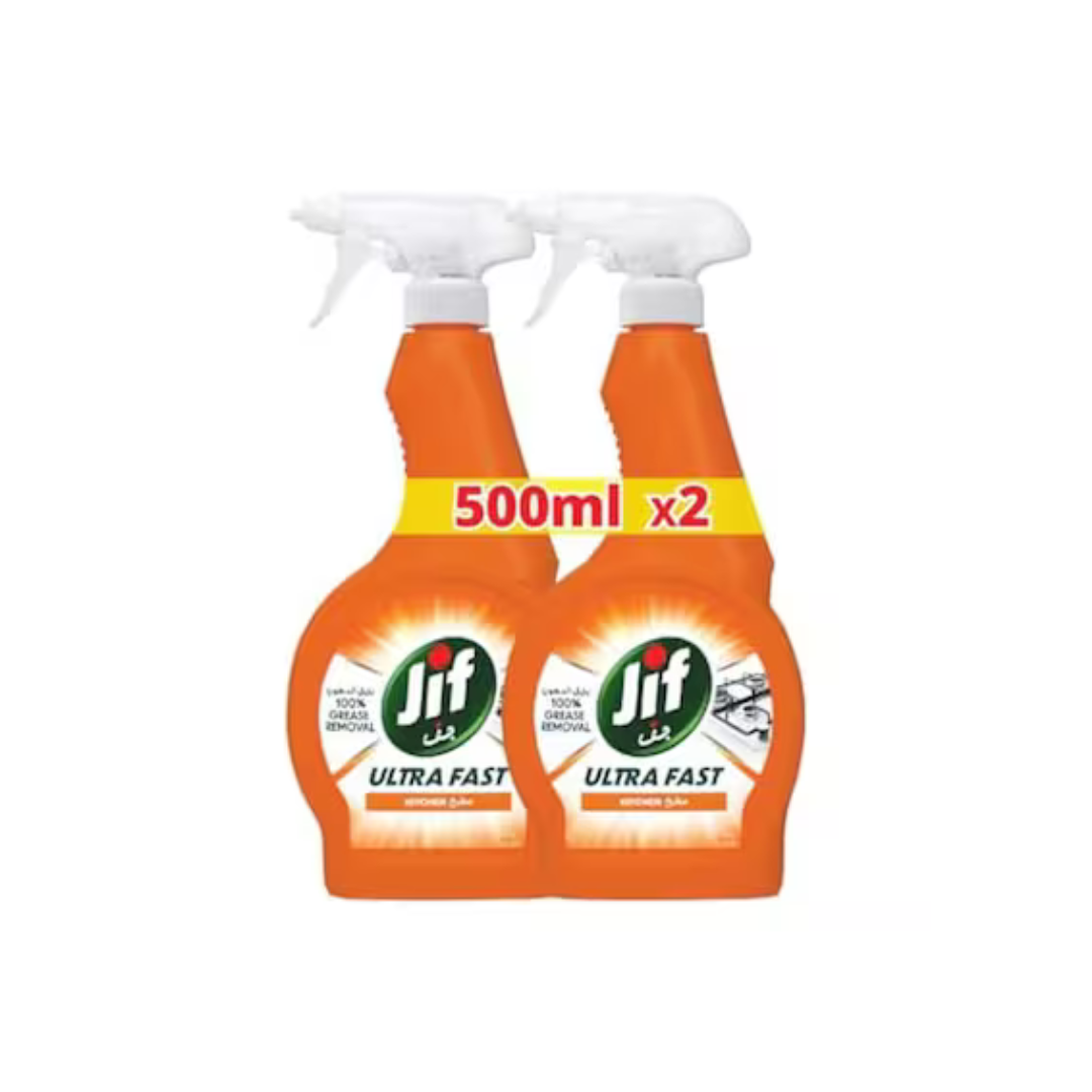 Jif Ultra Fast Kitchen Spray 500ml x2 15%OFF