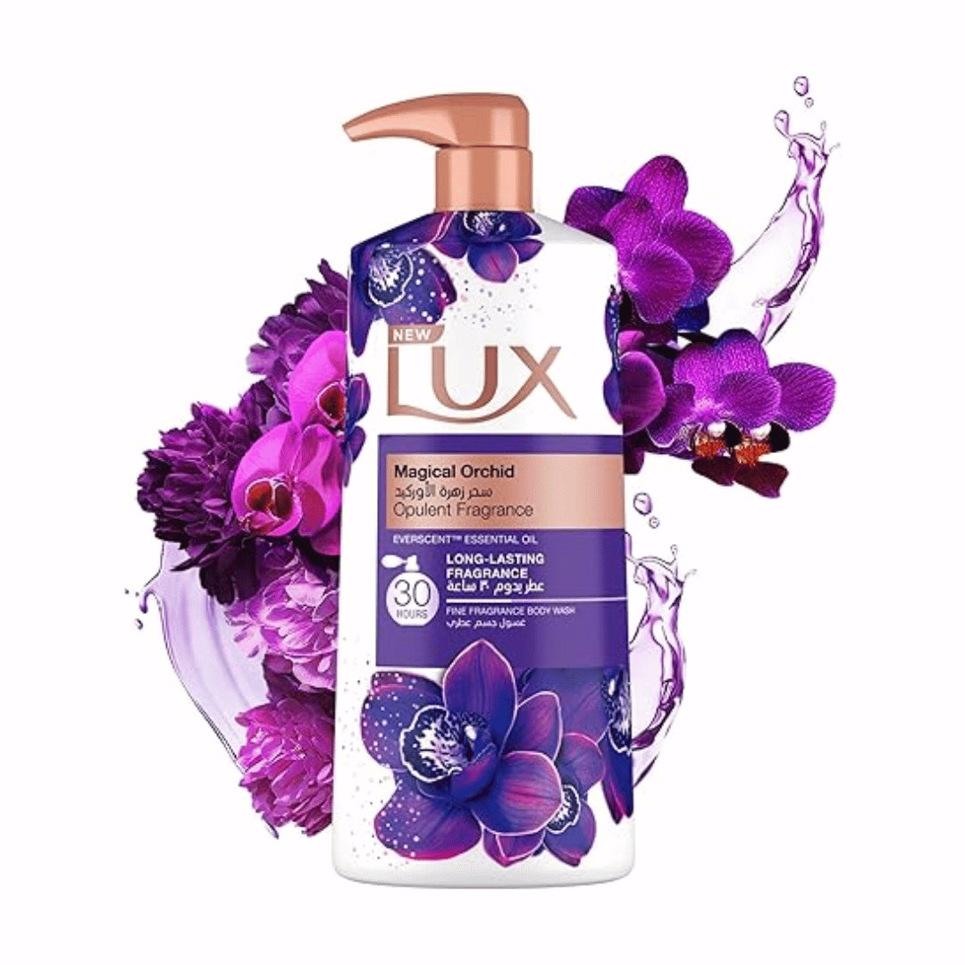 LUX Perfumed Body Wash Magical Orchid For 24 Hours Long Lasting Fragrance, 700ml