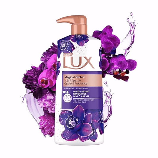 LUX Perfumed Body Wash Magical Orchid For 24 Hours Long Lasting Fragrance, 700ml