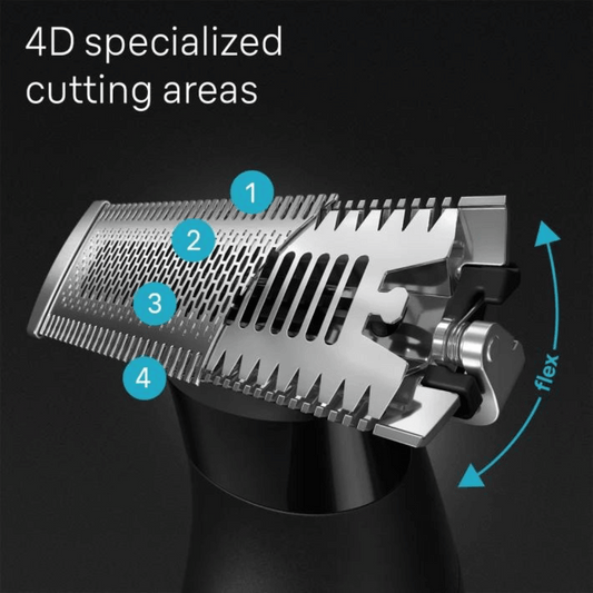 Braun XT5100 Hybrid Trimmer Face & Body with 4D-Flex Blade