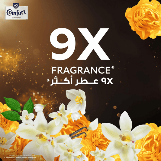 Comfort Concentrate Fabric Softener Vanilla Indulgence, 9x Fragrance, 1.4L