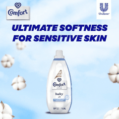 Comfort Concentrate Fabric Softener, Baby, for sensitive skin, 1.5L