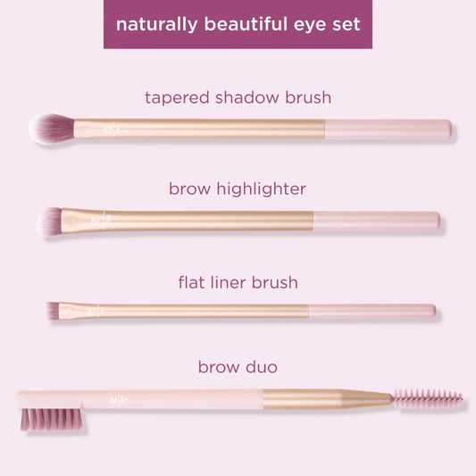 Real Techniques Naturally Beautiful Eye Brush Kit, Pack of 5