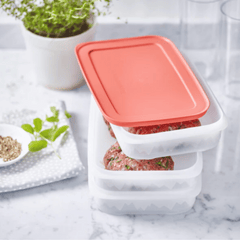 Tupperware Freezer Mates Stackable, Set of 3 layers
