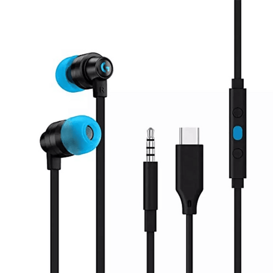 Logitech G333 Gaming Earphones - BLACK 3.5 MM