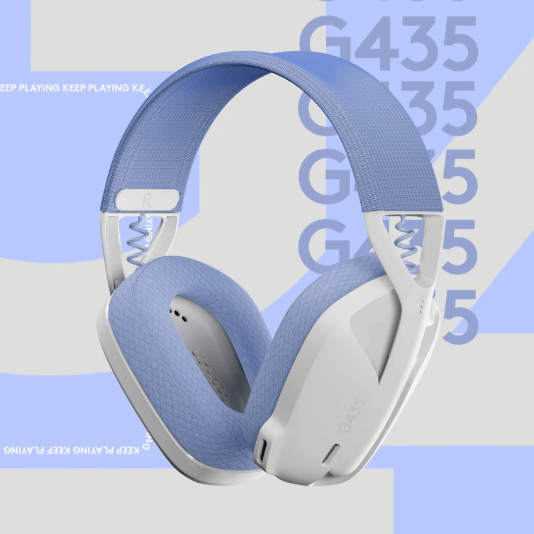 Logitech G435 Lightspeed Wireless Gaming Headset White