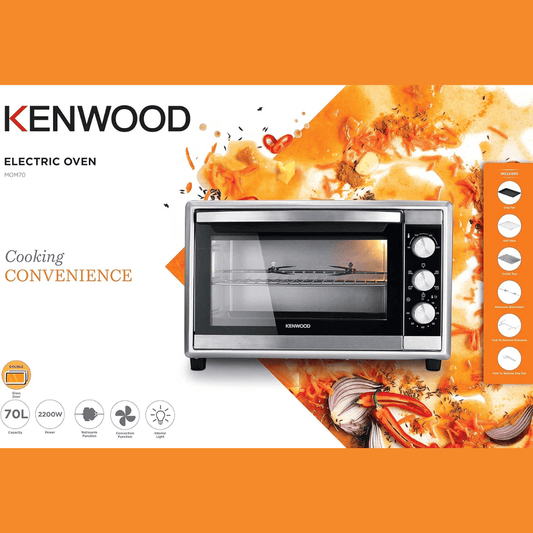 Kenwood 70L Toaster Oven Grill, MOM70SS, Silver