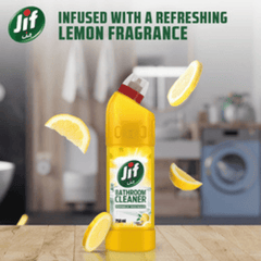 Jif Power Bleach Bathroom Cleaner, Lemon Breeze, 750ml
