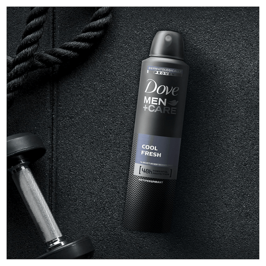 Dove Men+ Care Cool Fresh Dry Antiperspirant Deodorant 48H, 250ml