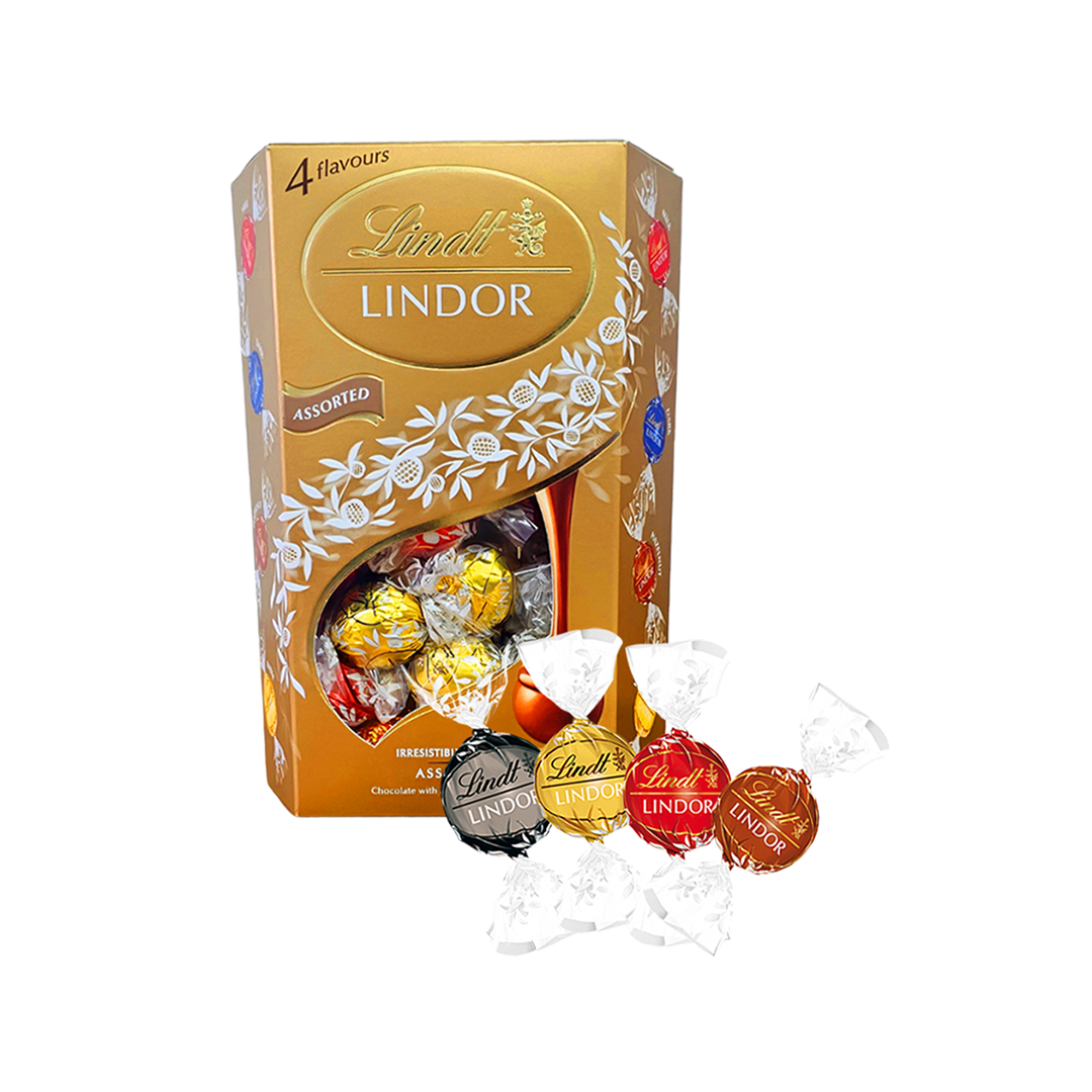 Lindt Assorted Lindor Balls Truffles Box, 600g
