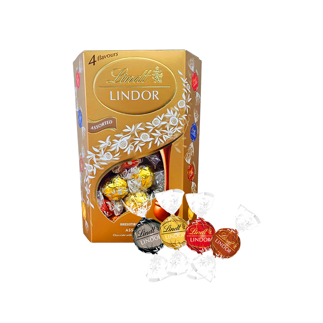 Lindt Assorted Lindor Balls Truffles Box, 337g