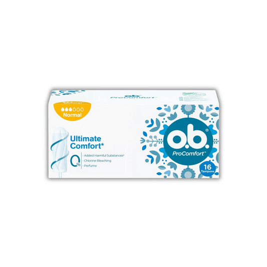O.B. Tampons ProComfort Normal 16's, 20% OFF