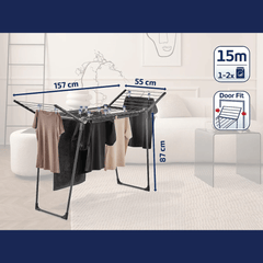 Leifheit Standing Dryer 81690 Pegasus 150 Solid Black
