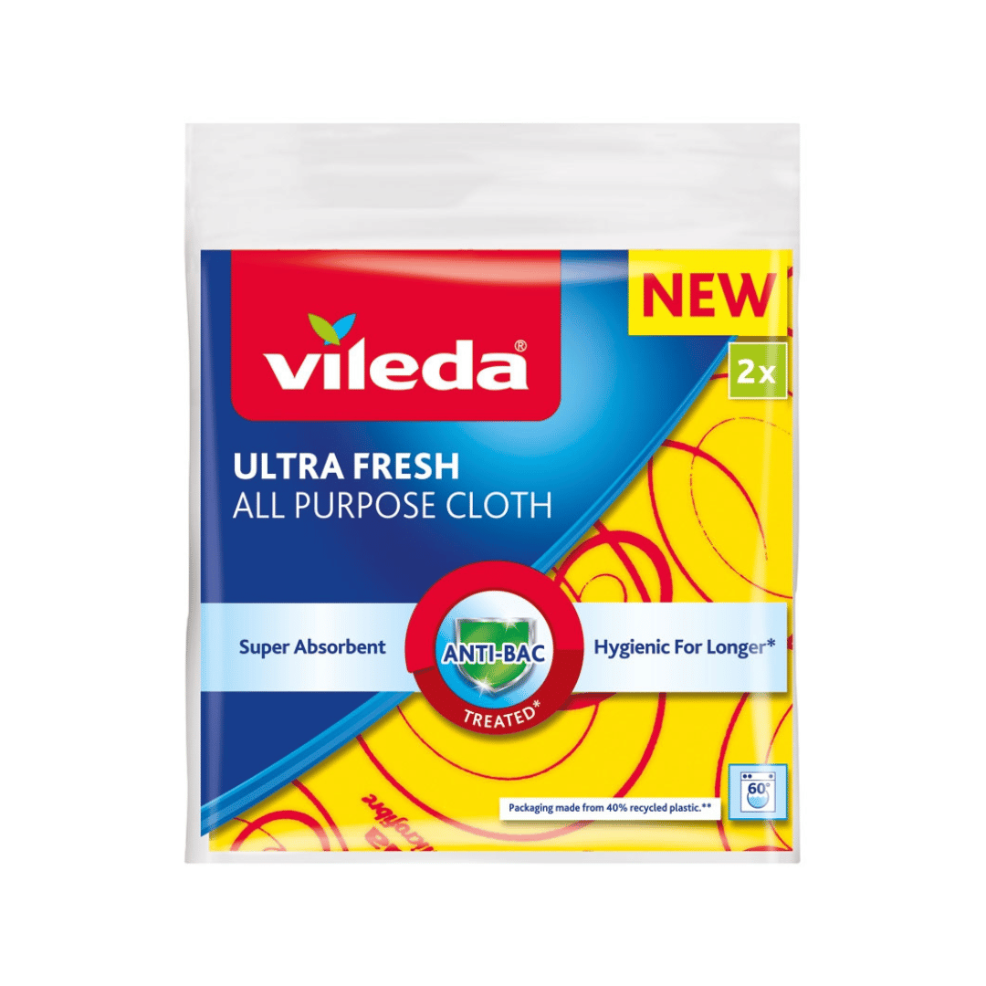 Vileda All Purpose Cloth Ultra Fresh 2pcs