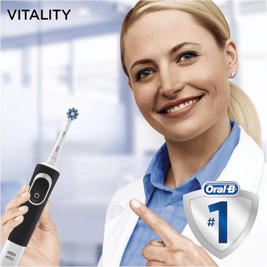 Oral-B Vitality 150 CrossAction Black Electric Rechargeable Toothbrush D100.413.1