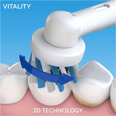 Oral-B Vitality 150 CrossAction Black Electric Rechargeable Toothbrush D100.413.1